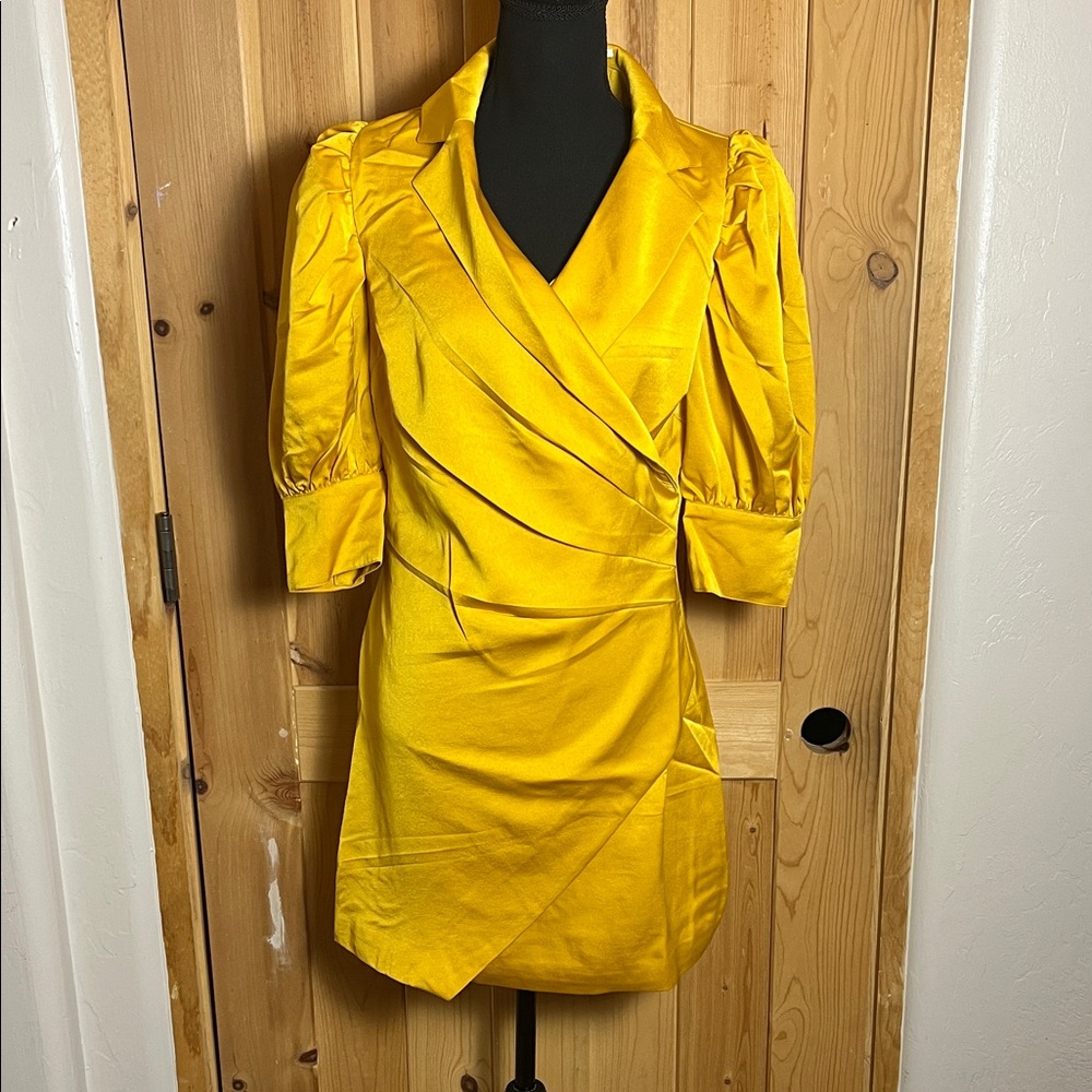CHOOSY Wrap dress in Marigold